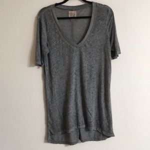 Oversized v neck
